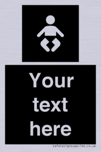 Custom information: black panel baby change